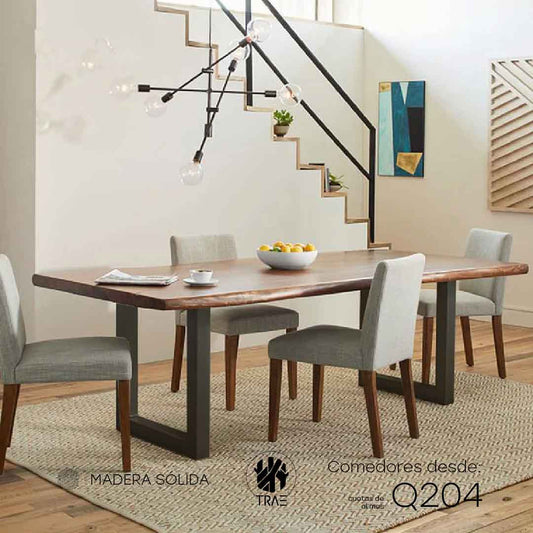 Mesa de comedor base U
