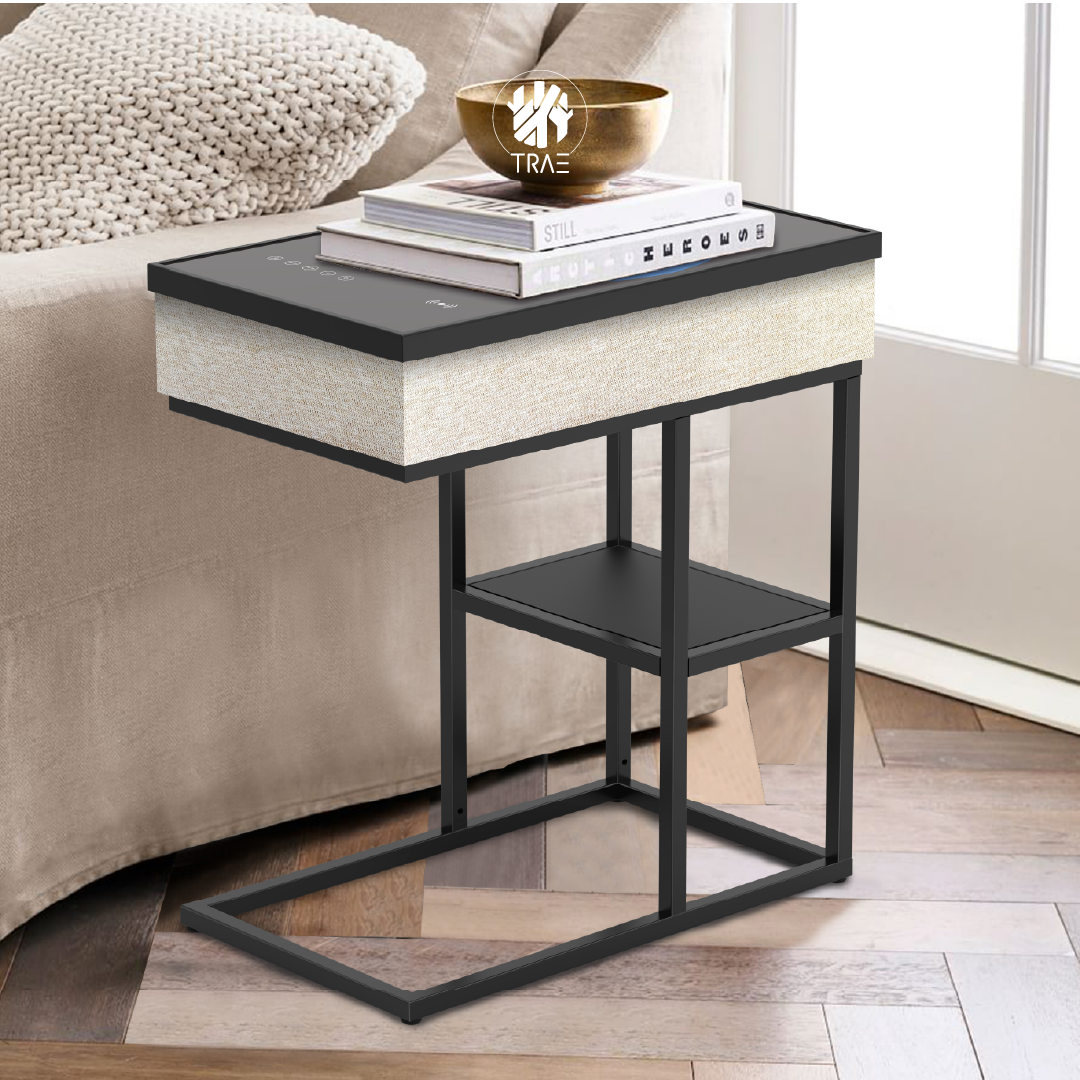 Mesa auxiliar rectangular
