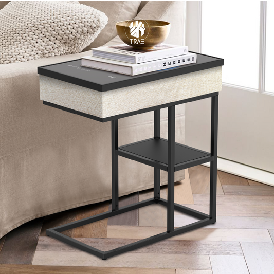 Mesa auxiliar rectangular