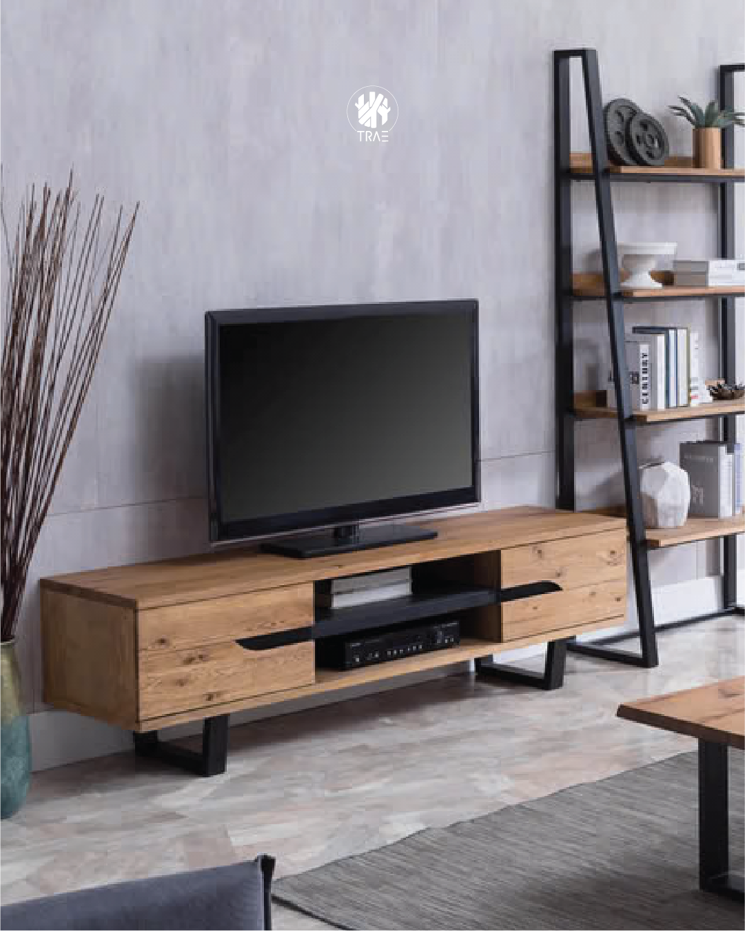 TV SET madera sólida