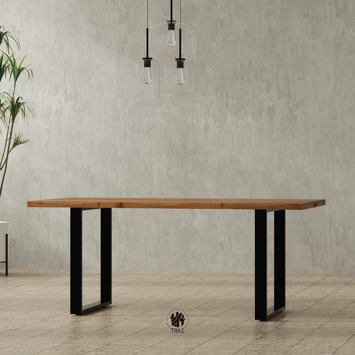 Mesa de comedor base U