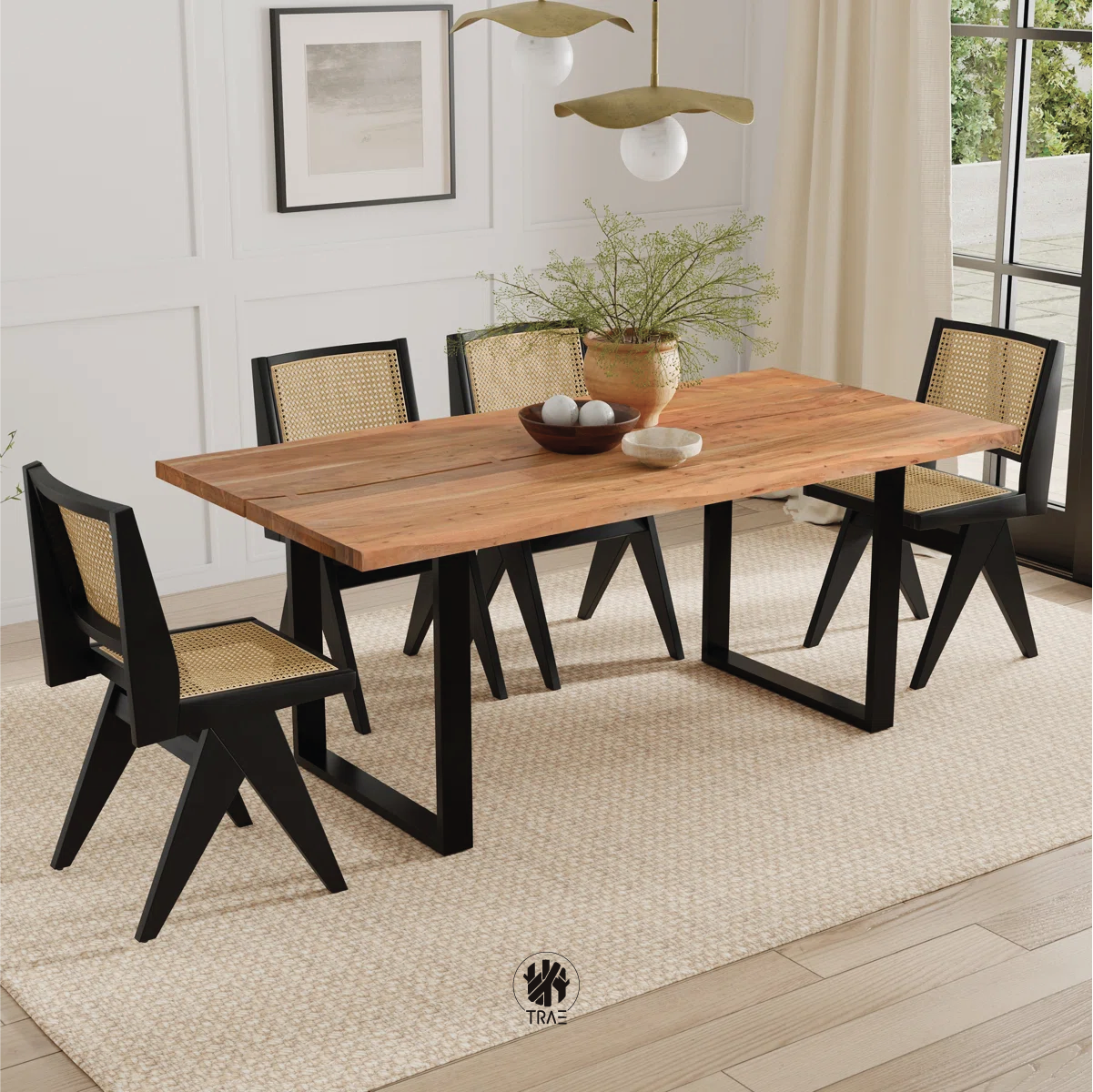 Mesa de comedor base U